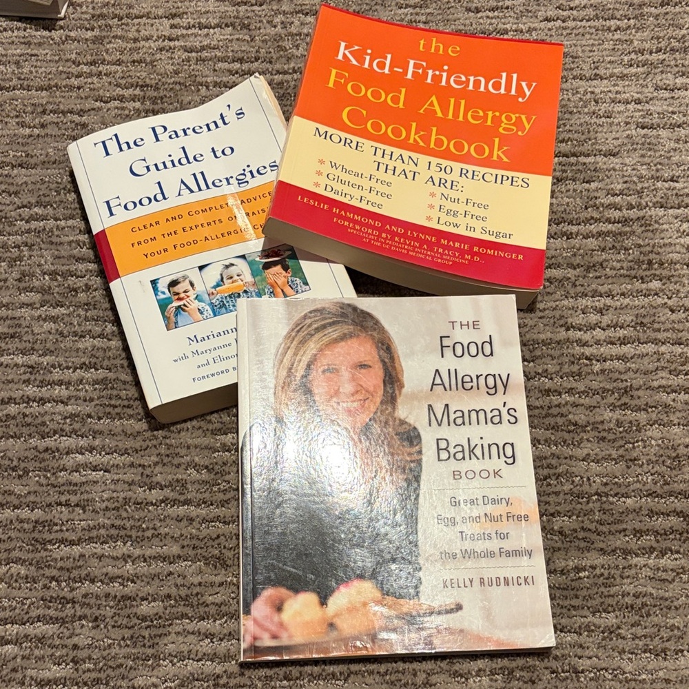 The Food Allergy Mama's Baking Book and Other Cookbooks -Set of 3 Dairy Egg Free